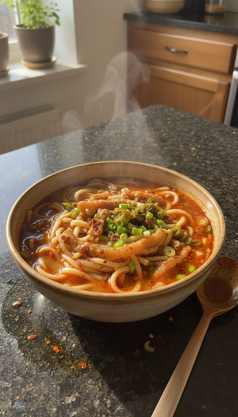 Szechuan Rind Nudelsuppe
