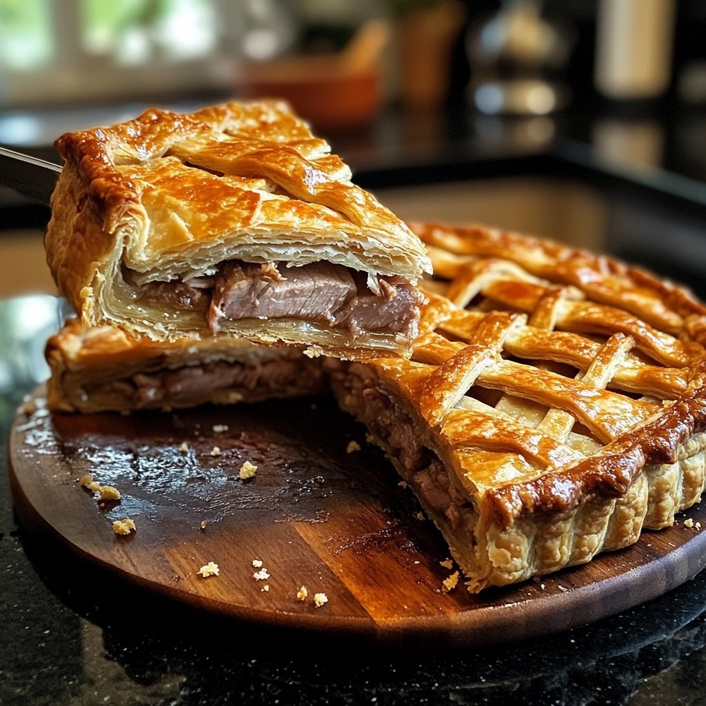 Schweinefilet im Blätterteig