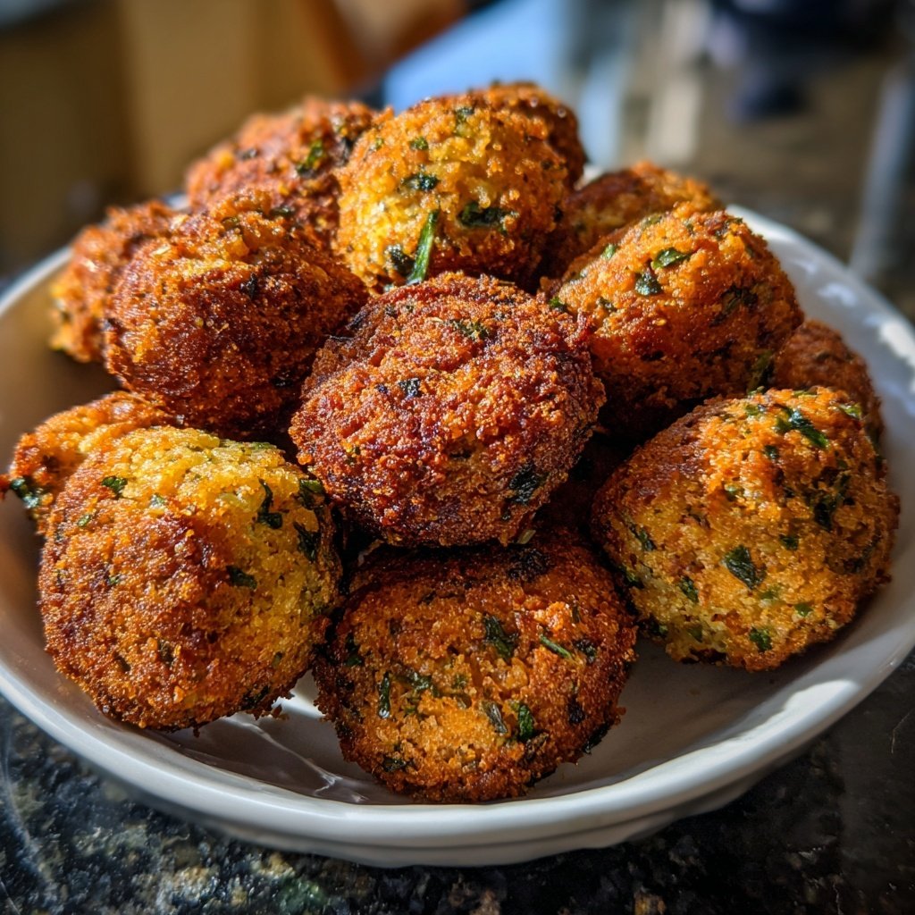 Luftfritteuse Falafel Kichererbse