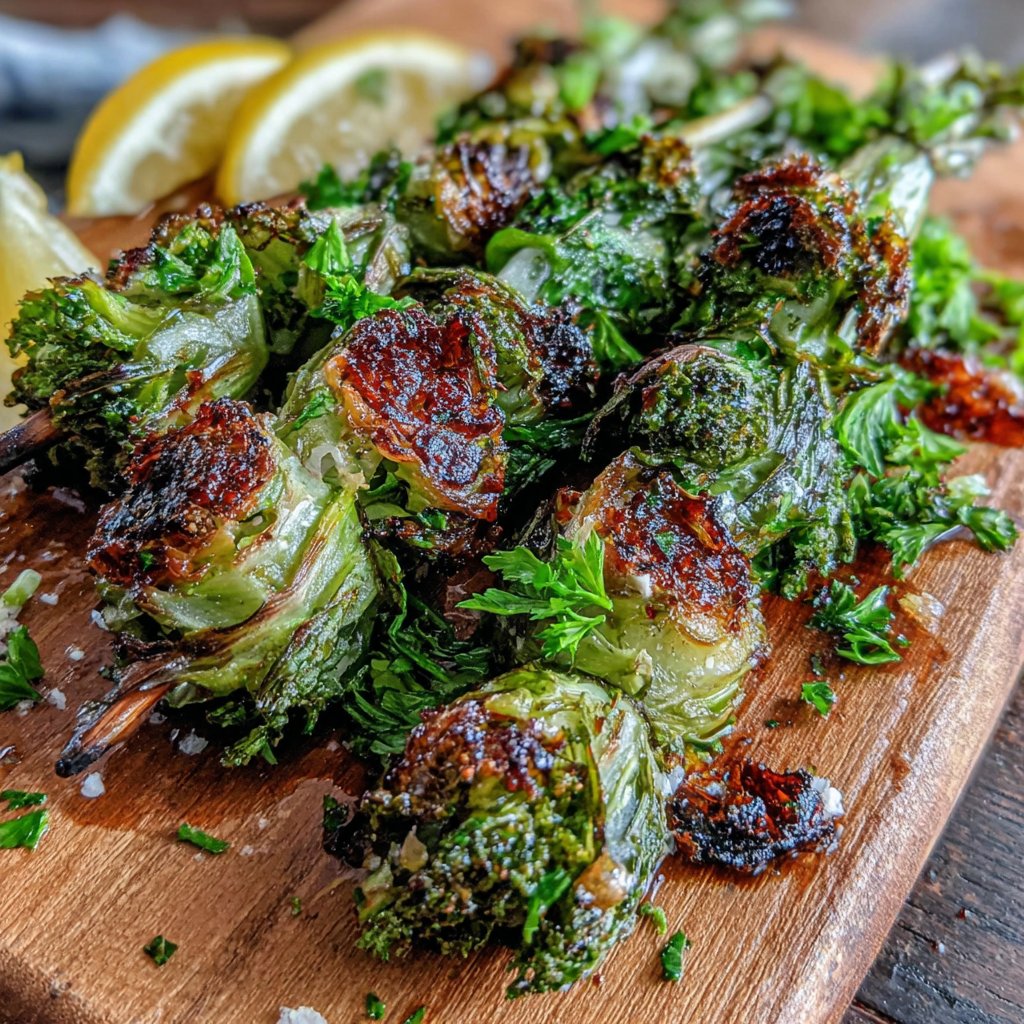 Gegrillte Löwenzahn-Brochettes