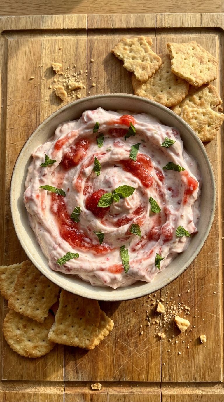 Erdbeer Frischkäse Dip​