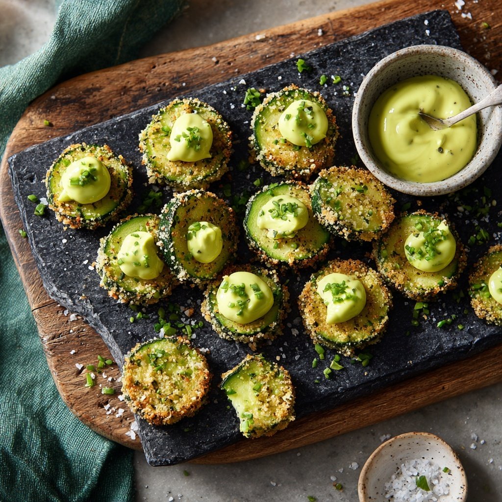 Crispy Cucumber Wasabi Bites