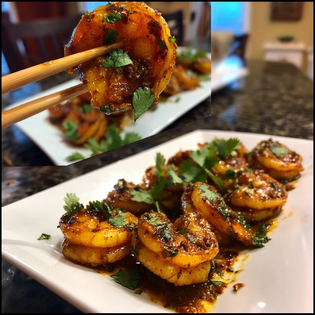 Luftfritteuse Bang Bang Garnelen