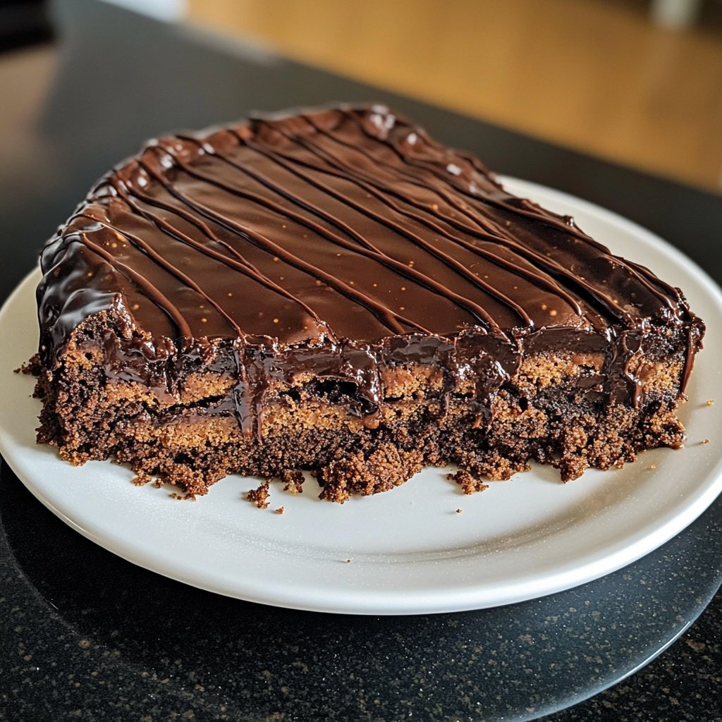 Steinbock Dunkle Schoko Torte