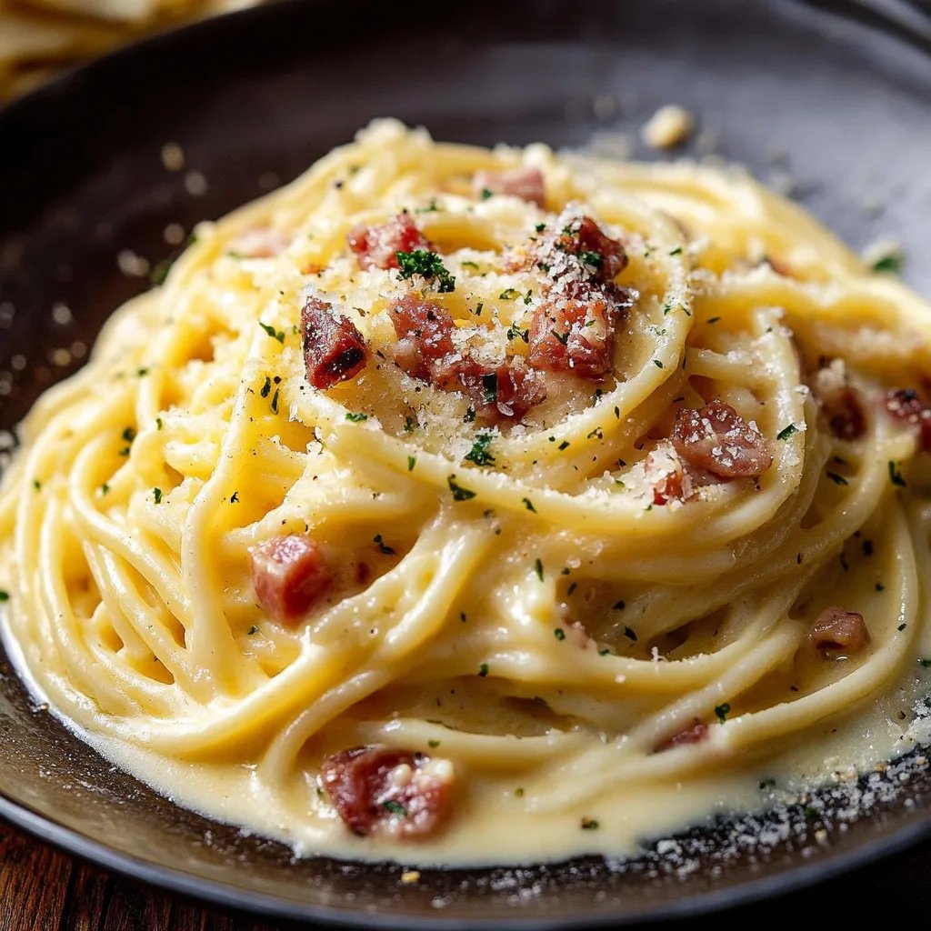 Spaghetti Carbonara Italienischer Art