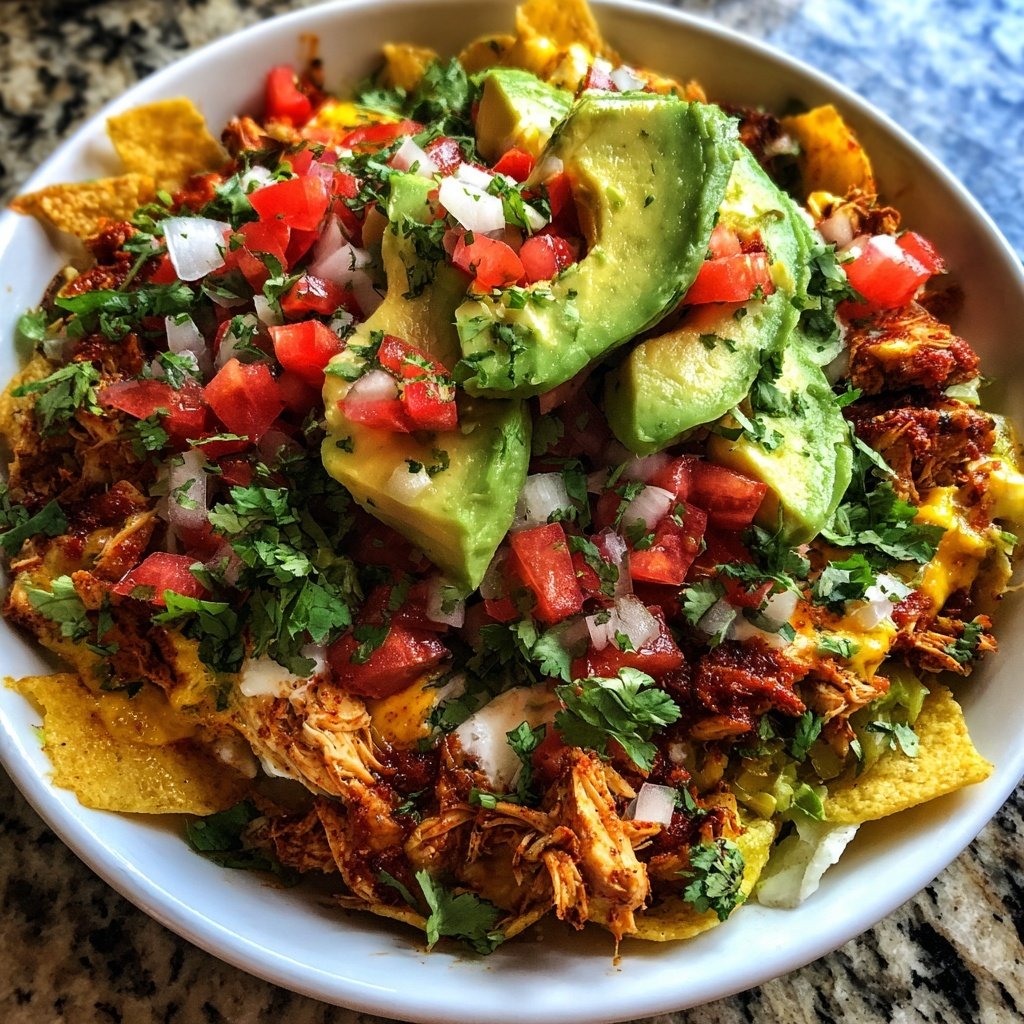 Scharfer Fisch Taco Bowl Avocado