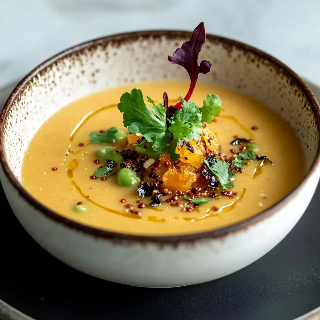 Sauce Velouté vom Appenzeller mit Apfel-Birnen-Chutney