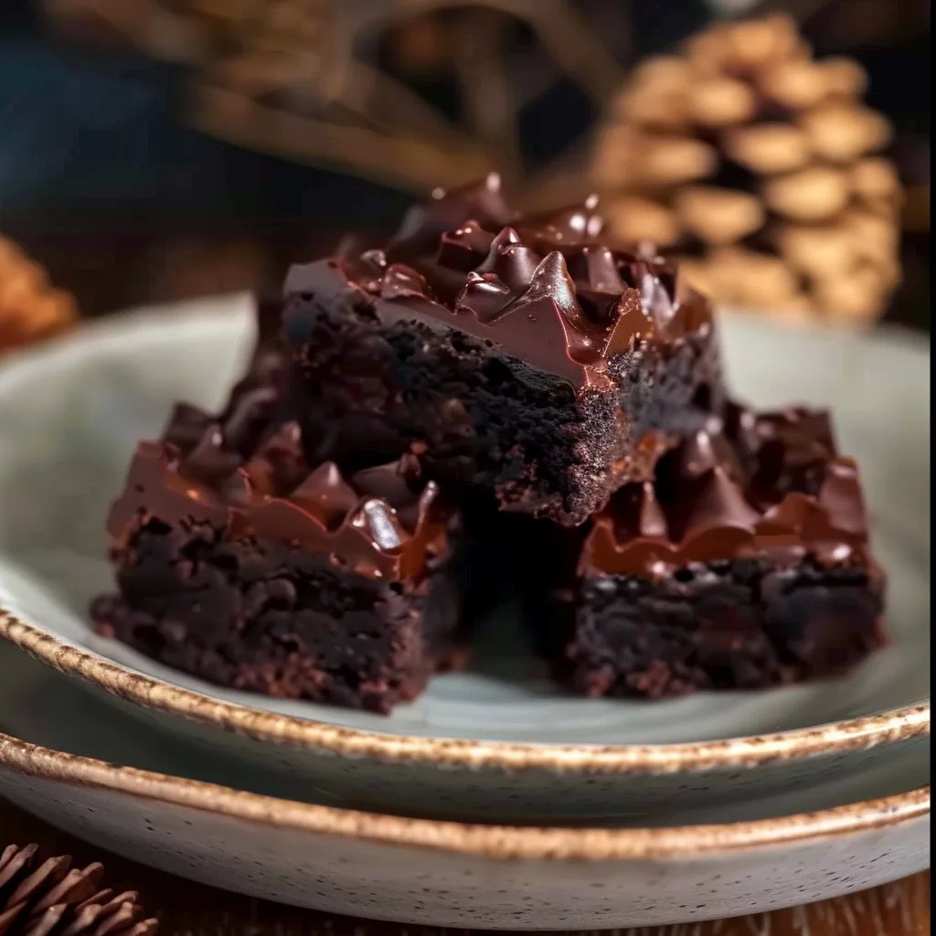 PINE CONE BROWNIES
