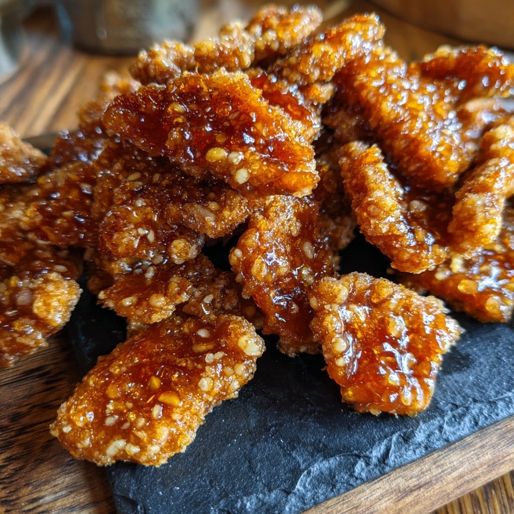 Gebrannte Mandeln mit Ahornsirup-Glasur