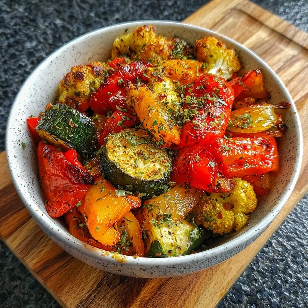 Airfryer Gemüsemix mit Kräutern