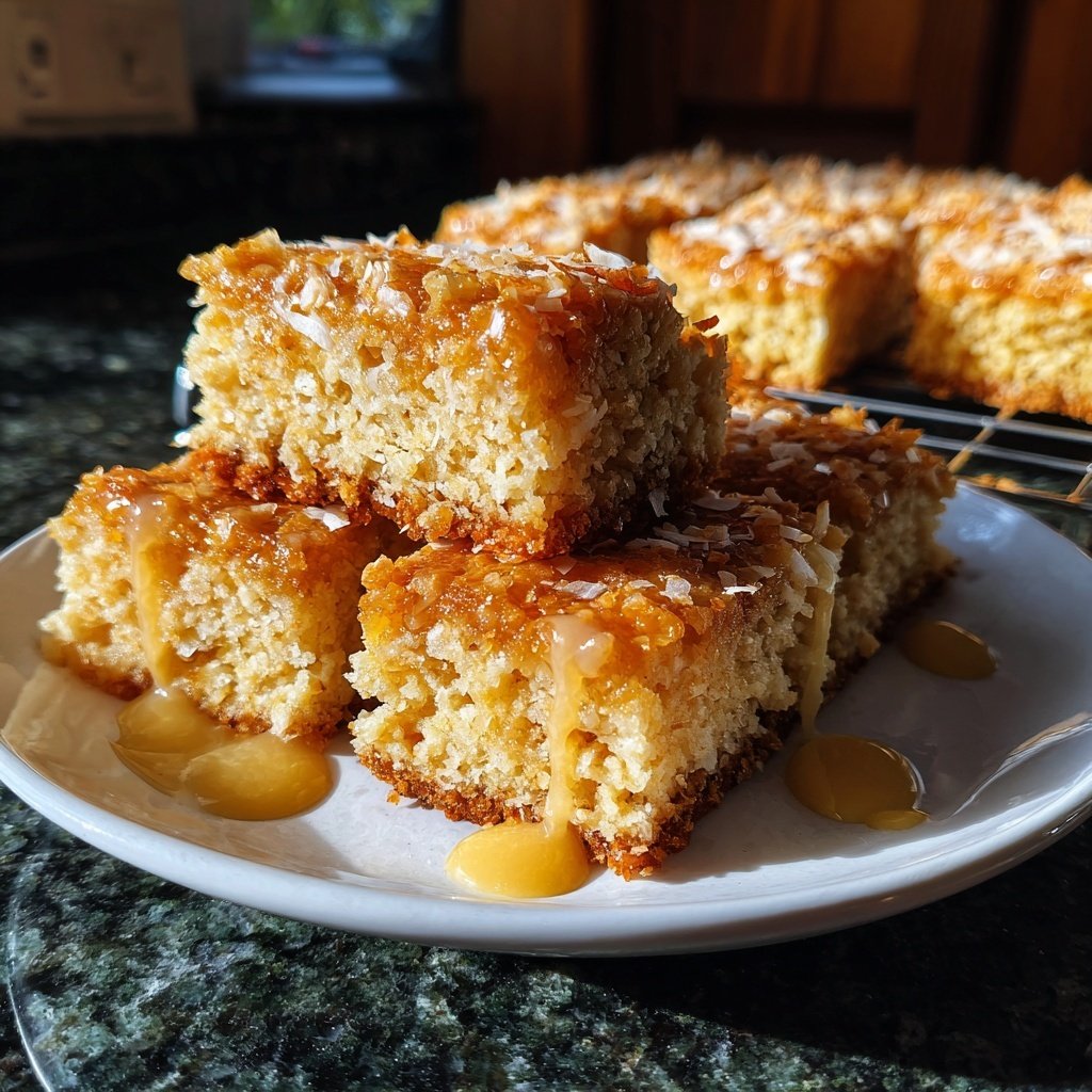 Meyer Zitronen Kokos Riegel
