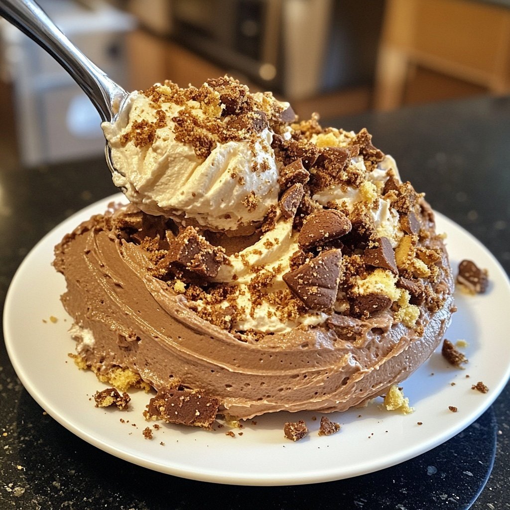 Schoko-Zimt-Mousse mit Lebkuchen-Crunch