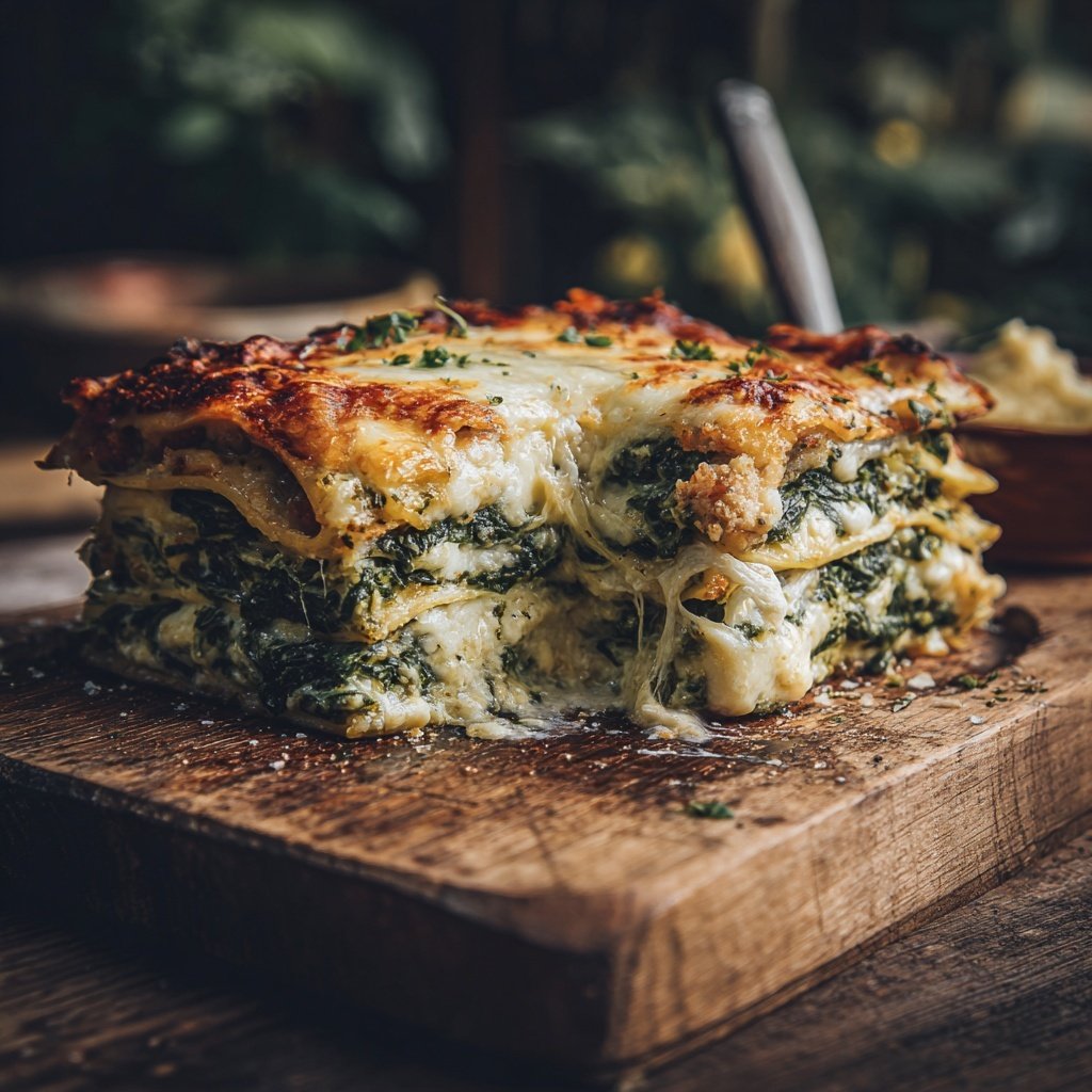 Keto Spinat Lasagne