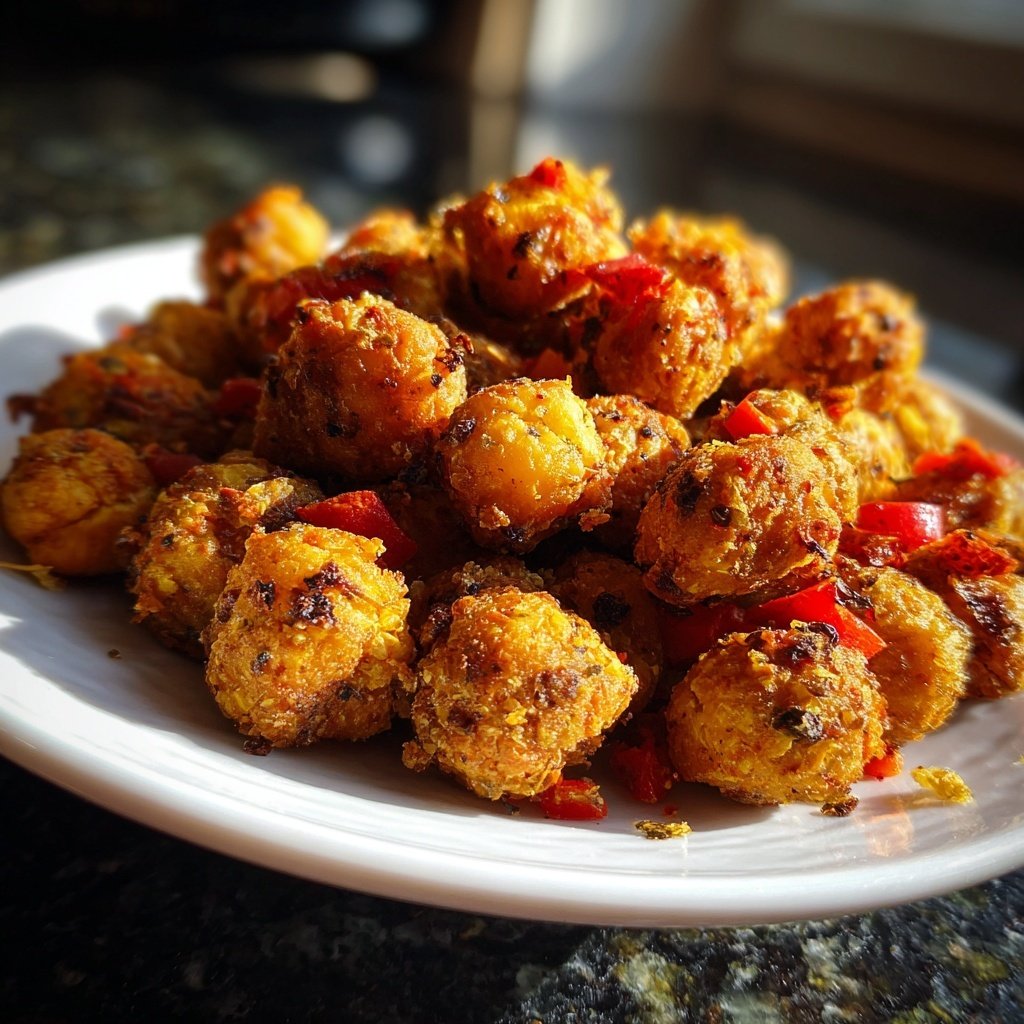 Knusprige Kichererbsen mit Paprika