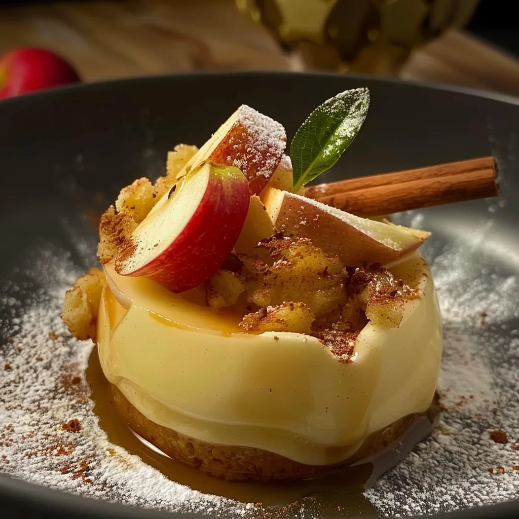 Winterlicher Apfel-Dessert