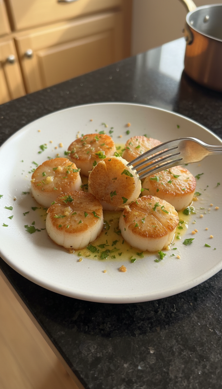 Köstliche Pfannen Jakobsmuscheln​