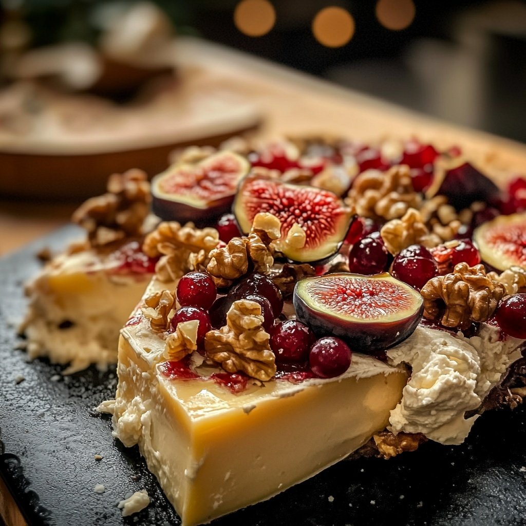 Atemberaubendes Weihnachtskäsebrett