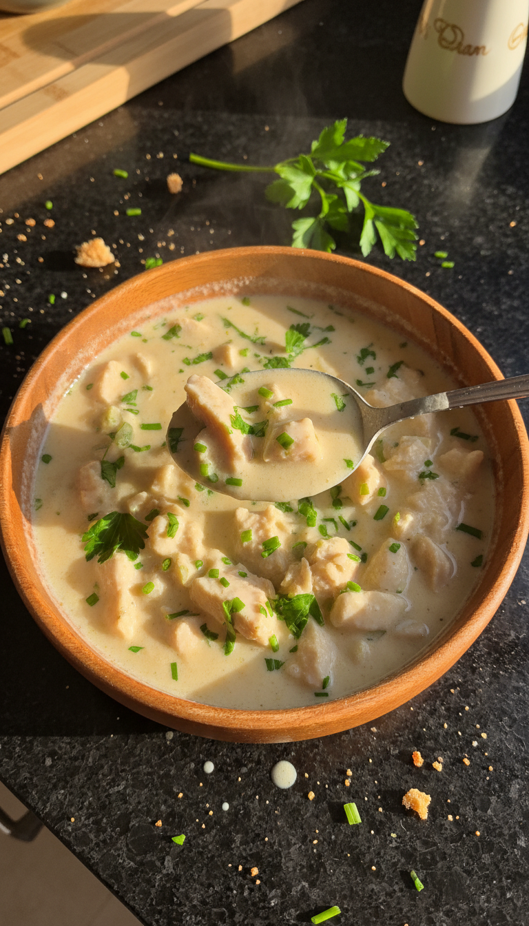 Extra Cremige Hähnchen Suppe