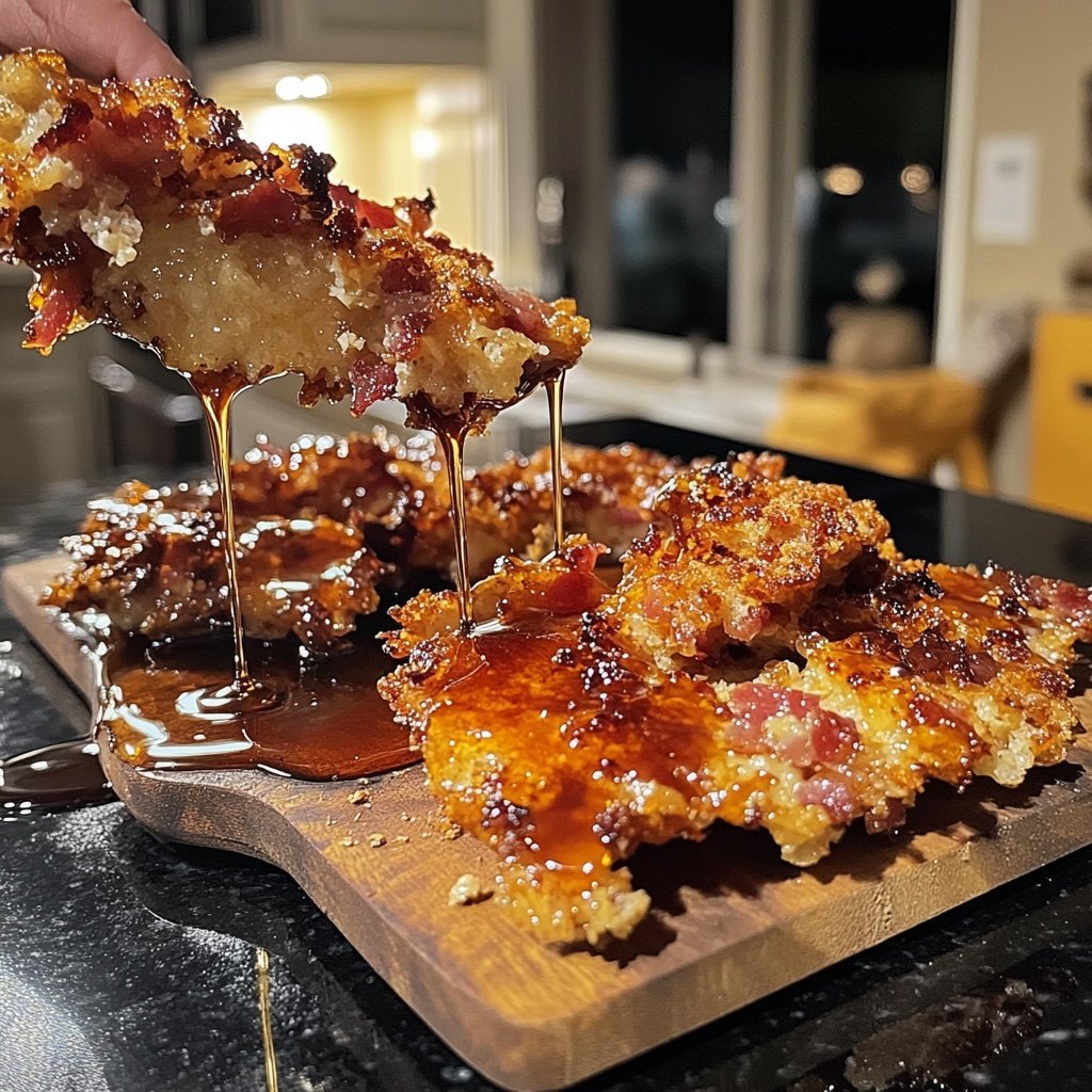 Rosenkohl aus dem Ofen mit Speck und Ahornsirup