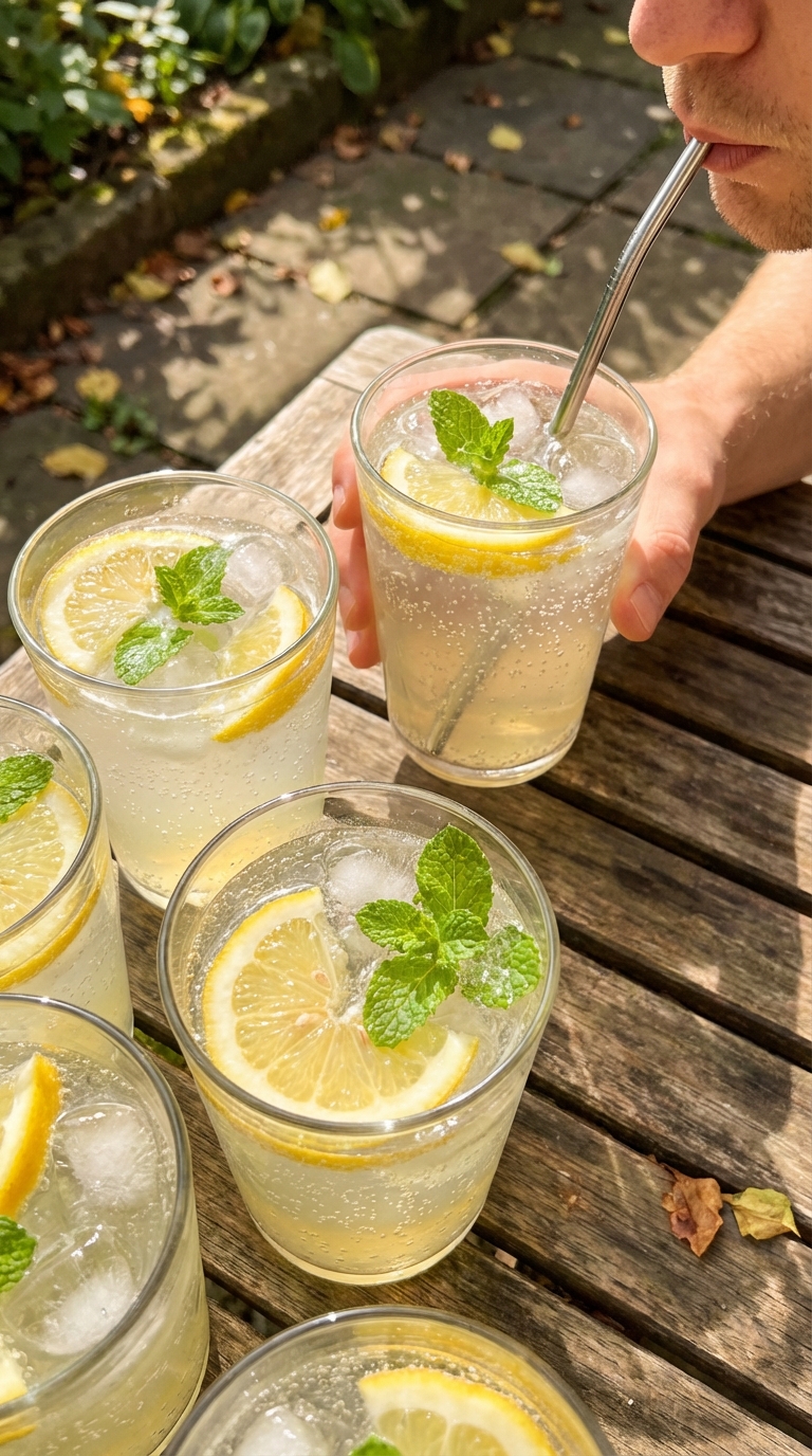 Erfrischende Limoncello Spritzers