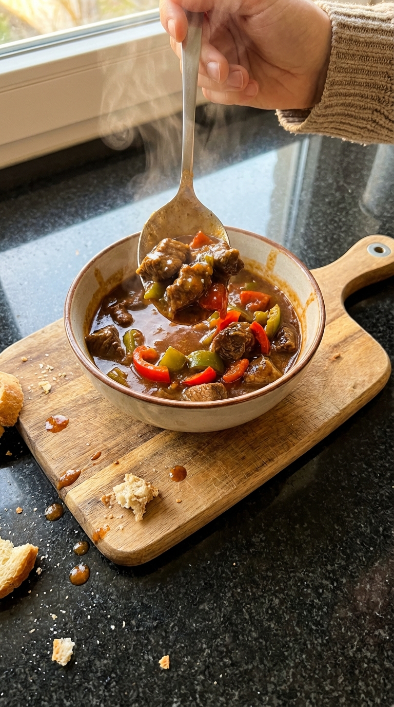 Traditionelles Rind Gulasch