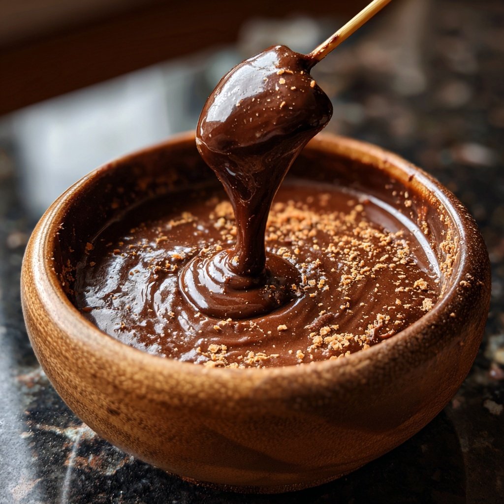 Schoko Kokos Traum Fondue Dip