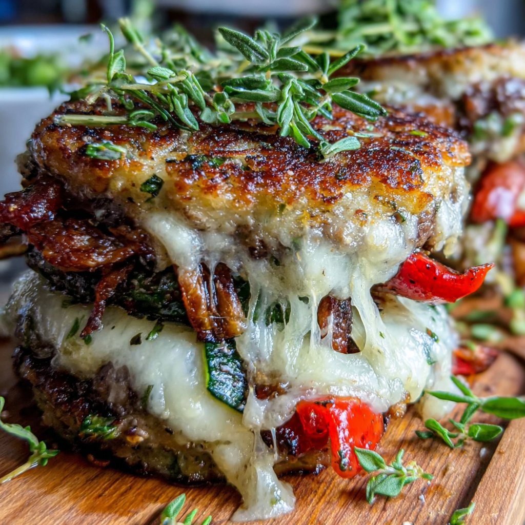 Gemischte Gemüse-Hamburger auf Feuer