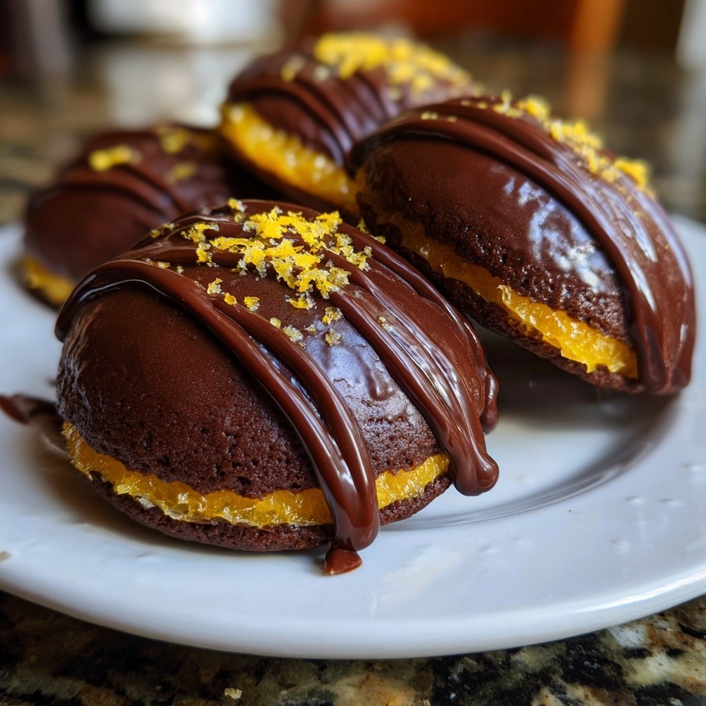 Schoko-Orange-Plätzchen mit Zartbitterschokolade​