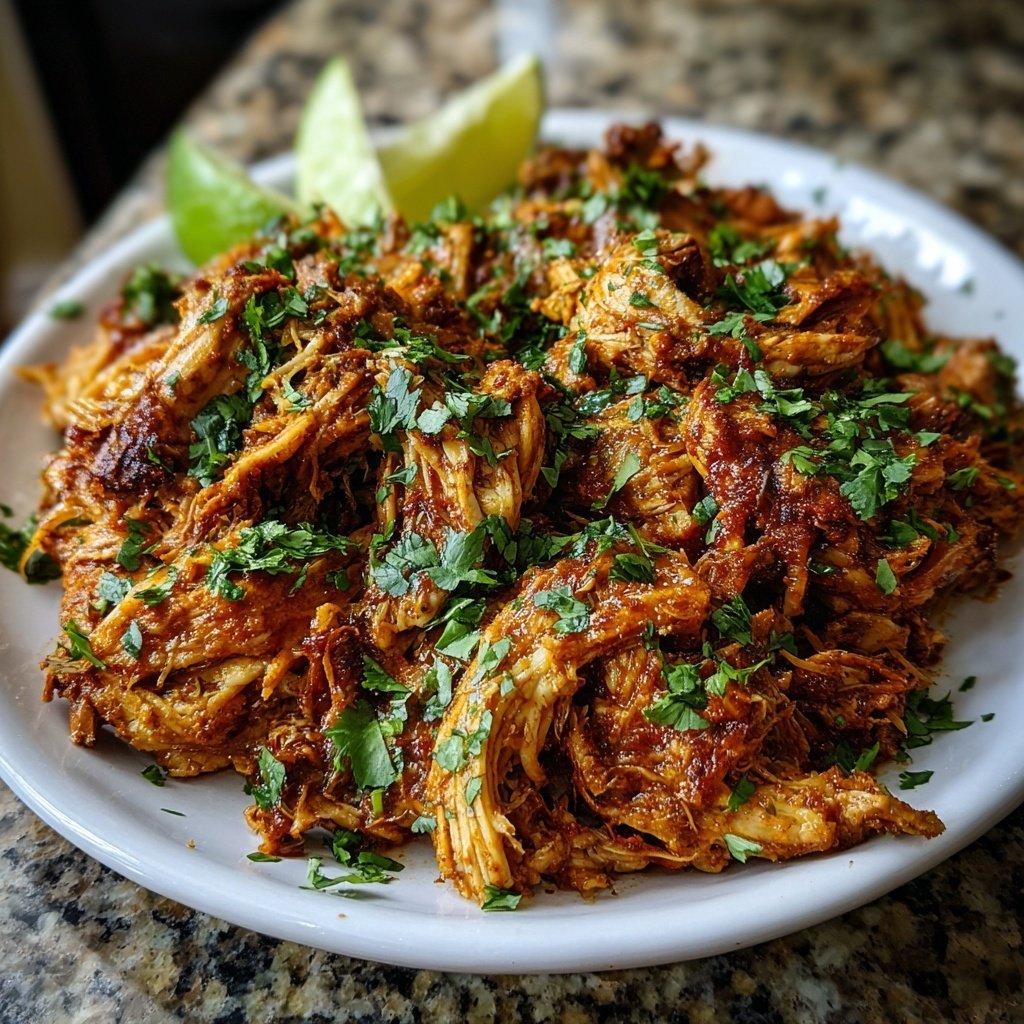 Crock Pot Hähnchen Taco Fleisch